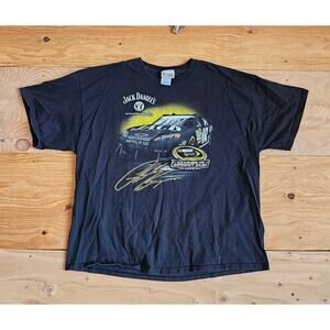 Clint Bowyer Jack Whiskey Nascar T-Shirt, Double Sided Graphic, 2XL